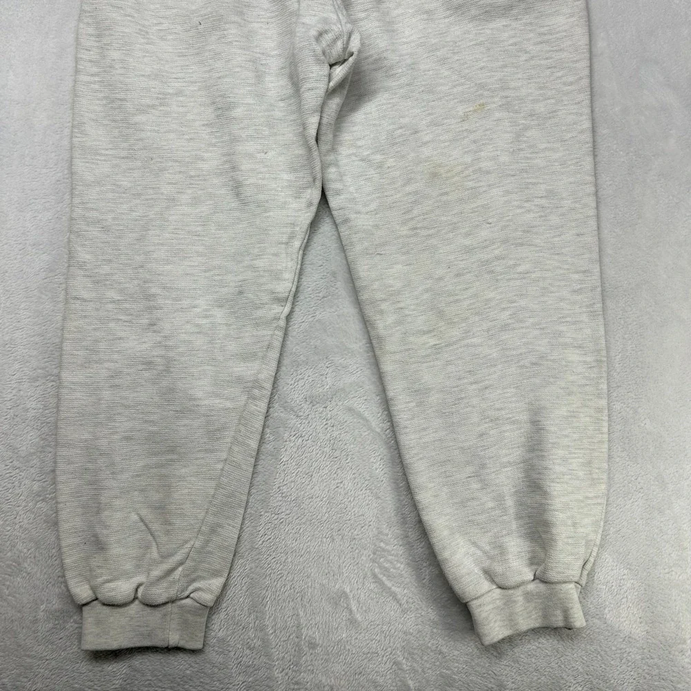 Adidas‎ Heather Grey Sweatpants Men's Heather Grey Elastic Waist Jogger Y2K - XL